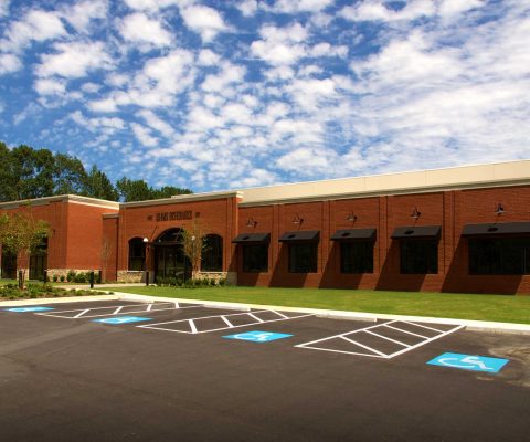 Exterior of Adams Beverages distribution facility