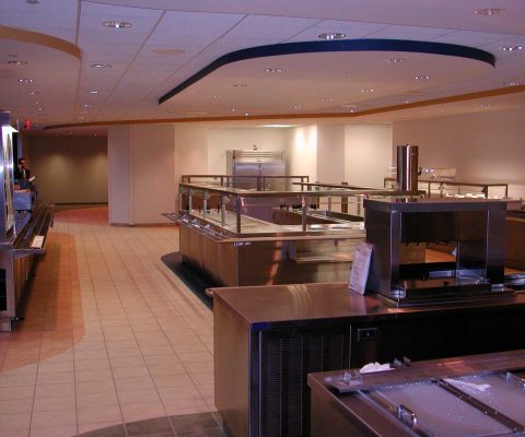 Full-service kitchen at Aon Hewitt professional services building
