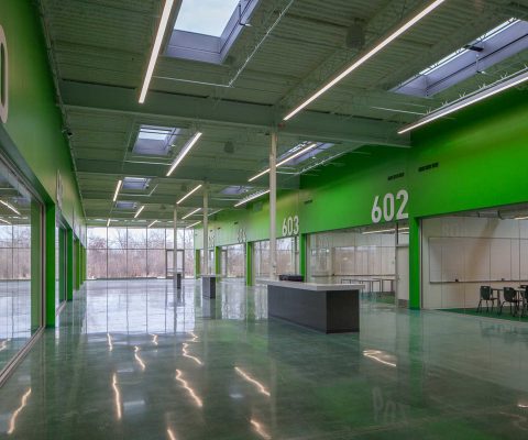 Hallway at Cristo Rey St. Martin College Prep
