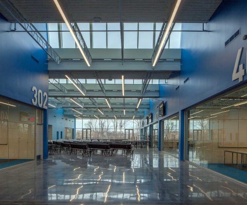 Hallway at Cristo Rey St. Martin College Prep