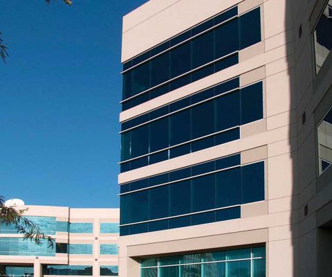 Side view of East Gateway Centre office building