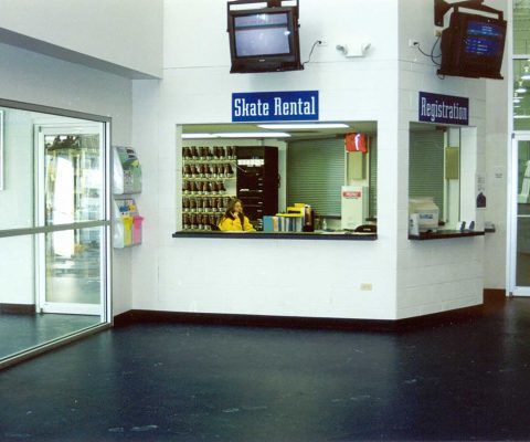 Skate rental at Glacier Ice Arena