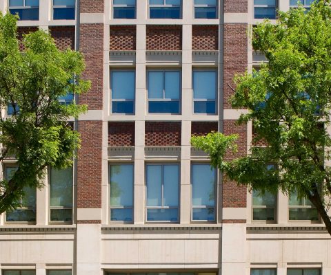 Entrance to Grove Apartments