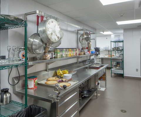 Commercial kitchen at Heartis Village of Orland Park