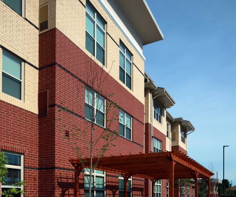 Three-story assisted living wing at Heartis Village of Orland Park