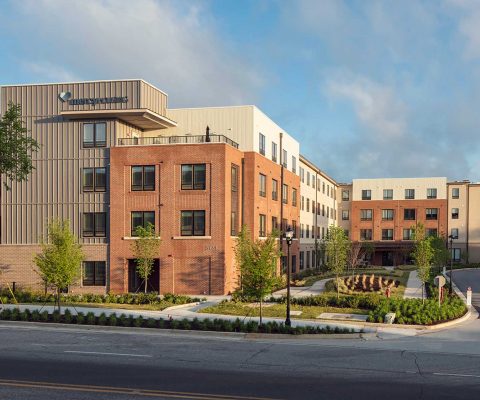 Exterior of Mercy Housing at Mercy Park